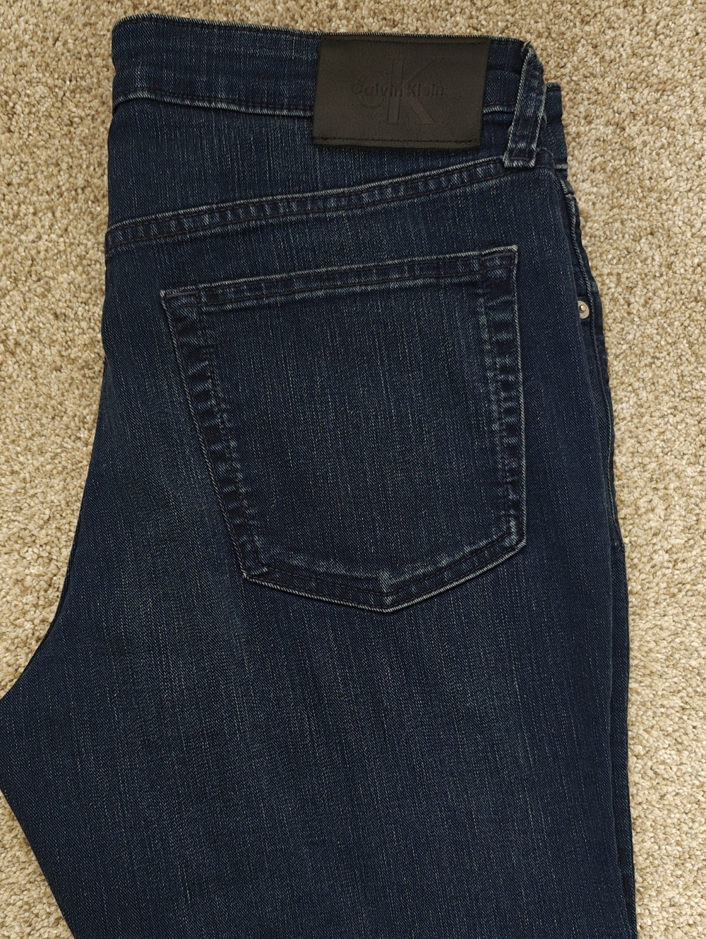 Calvin Klein Men's Indigo Slim Fit Jeans 34/30